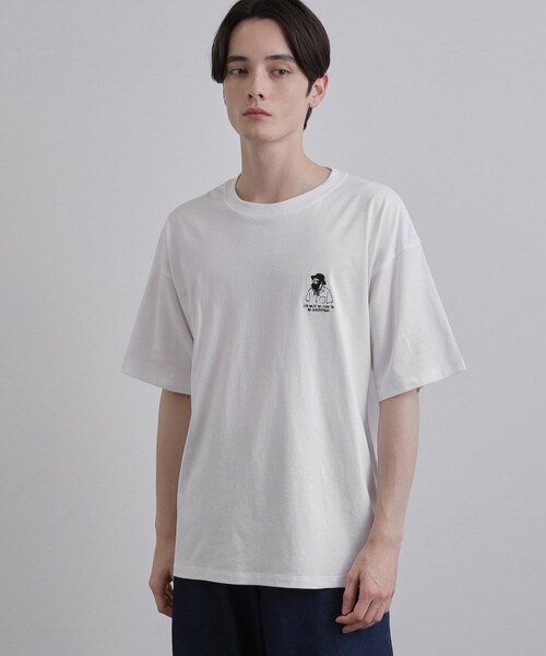 ひげオジワンポイントTシャツ｜タケオキクチのアウトレット通販｜三井