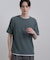 リブフェイクレイヤードTシャツ