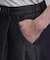 【色褪せしにくいデニム】Comfy Fadeless Denim Seriesワイドストレートデニム