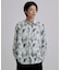 アブストペイント柄シャツ