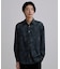 アブストペイント柄シャツ