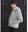 【BOWLER HAT LABEL】ジップアップ スウェットパーカー
