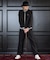 【BOWLER HAT LABEL】ダウンファブリック トラックジャケット