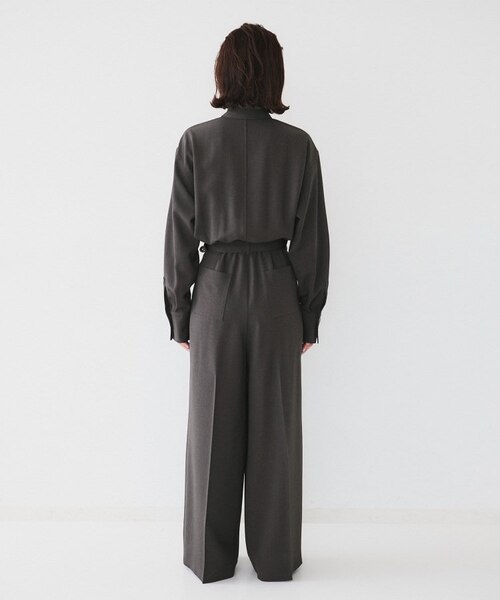 朝比奈 彩×Oggi×UNTITLEDコラボ・シャツカラーオールインワン 朝比奈 彩×Oggi×UNTITLED スペシャルコラボ】シャツカラー