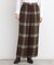 【洗える／ウエストゴム】グラデーションチェックパンツ