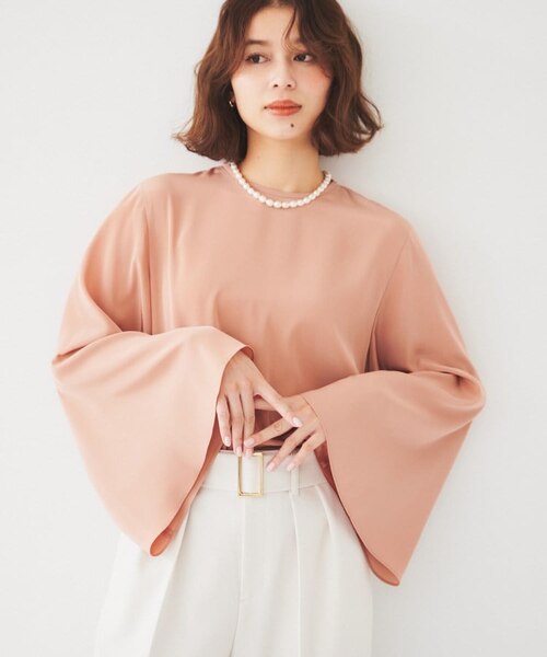 フレアスリーブブラウス｜ワールドアウトレットのアウトレット