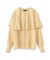 【セットアップ可能】ケープカラーブラウス