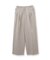 【ウール混】ネップヘリンボーン ワイドパンツ