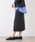 【SETUP可能】スウェットライクナローニットスカート