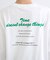 【WORLD for the World】バックロゴ ロングTシャツ