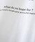 【WORLD for the World】バックロゴ ロングTシャツ
