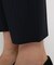 「L」ウール混クロップドテーパードパンツ