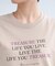 【洗える/WORLD for the World】メッセージTシャツ
