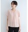 【通勤に最適！/洗える/UVケア】Vネックタックデザインブラウス