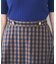 【後ろウエストゴム/洗える】ギンガムチェックAラインスカート