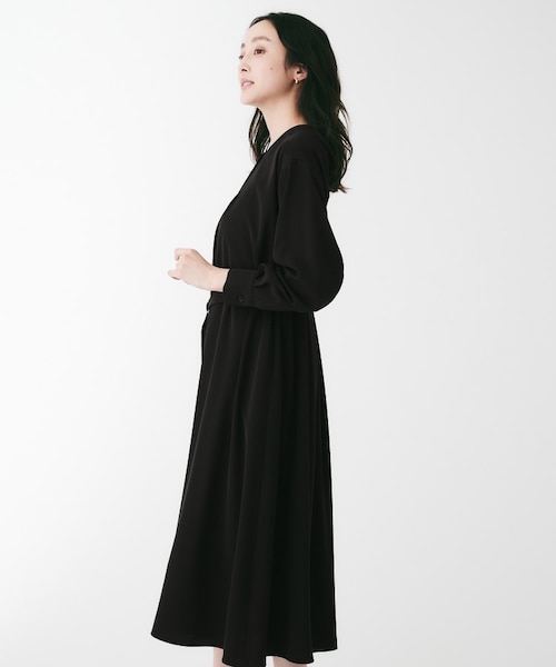 バンドカラーシャツワンピース｜ワールドアウトレットのアウトレット