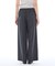 【ウール調素材】ベルトデザインワイドパンツ