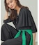 【羽織りとしても活躍！】ケープカラーブラウス
