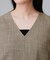 【セットアップ可/洗える】梳毛調合繊Vネックベスト