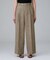 【セットアップ可/洗える】梳毛調合繊2タックワイドパンツ