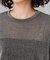 【洗える】ラメシアーTシャツ