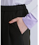 人気NO.1【褒められパンツ／高ストレッチ／ウエストゴム】タックテーパードパンツ