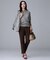 【アンサンブル可/洗える/Vネック】ウールシルクカーディガン