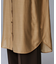 【レイヤード/重ね着/前開きボタン】シアーロングシャツ