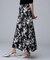 【ウエストゴム/ロング/花柄】オーナメントフラワー スカート
