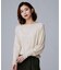 【アンサンブル可/洗える】シルクウールカシミヤ ドルマンスリーブニット