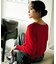 【アンサンブル可/洗える】シルクウールカシミヤ ドルマンスリーブニット