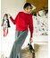 【アンサンブル可/洗える】シルクウールカシミヤ ドルマンスリーブニット