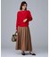 【アンサンブル可/洗える】シルクウールカシミヤ ドルマンスリーブニット