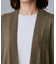 【きれいめ羽織り/オフィス】釦レスカーディガン