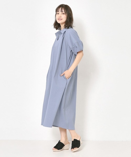 袖ボリュームワンピース 小さいサイズ 袖ボリュームワンピース 低身長さん・小柄女性