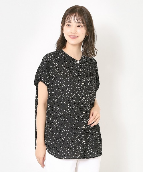 ももたん⚠️新品‼️リナシメントドットブラウス ももたん⚠️新品‼️リナシメントドットブラウス ももたん様専用⚠️