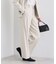 【日本製／通勤スーツ】プレシャスドビー ワイドパンツ