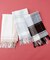 【名品／定番人気】ウールチェックストール