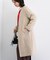 【軽量／ウール混】ライトフォルム ロングコート