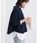 【洗える】ケーブルデザイン ラウンドヘムニット