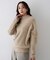 【大人な品格/ふわふわニット】フォックスカシミヤ コクーンニット