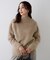 【大人な品格/ふわふわニット】フォックスカシミヤ コクーンニット