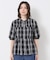 チェック2wayブラウス