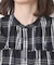 チェック2wayブラウス