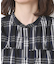 チェック2wayブラウス