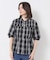 チェック2wayブラウス