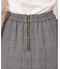 チェック柄ナロースカート