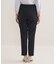 【通勤スーツ／洗える】ストレッチタックテーパードパンツ
