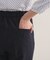 【通勤スーツ／洗える】ストレッチタックテーパードパンツ