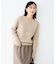 ヘアリークルーネックニット